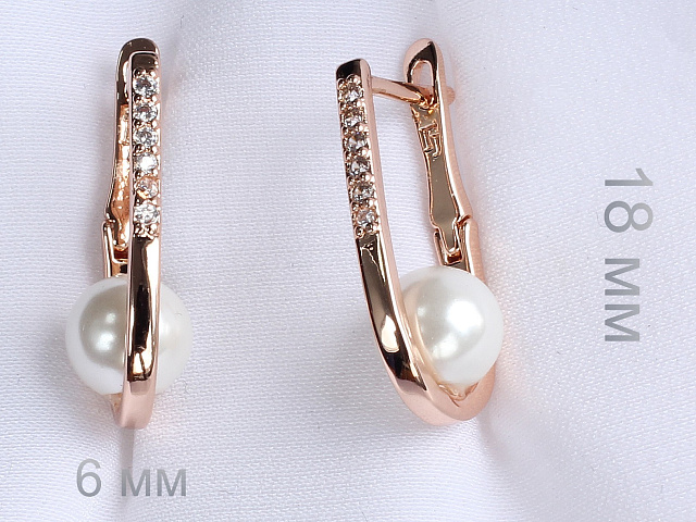 фото Серьги  fallon - (артикул - 18e08700-FF8587)