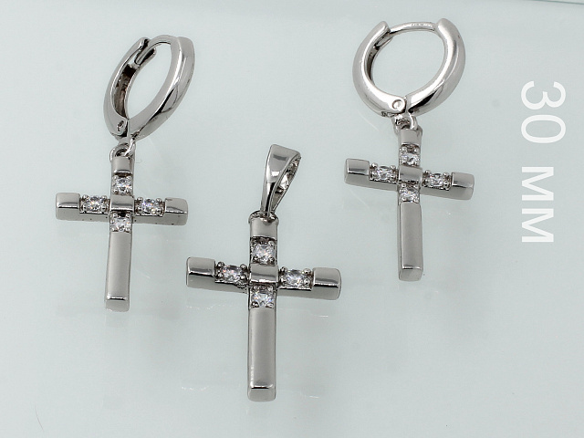 фото Комплект (серьги-подвеска ) - (артикул - ffks00500-ZZ1305)