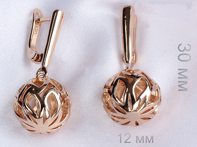 фото Серьги  fallon - (артикул - 18e09400-FF8594-5)